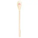 RICE - Cuillère à latte - Imprimé coeur - Rose
