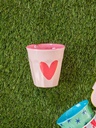 RICE - Gobelet 250 ML - MEDIUM - Rose Rose Coeur