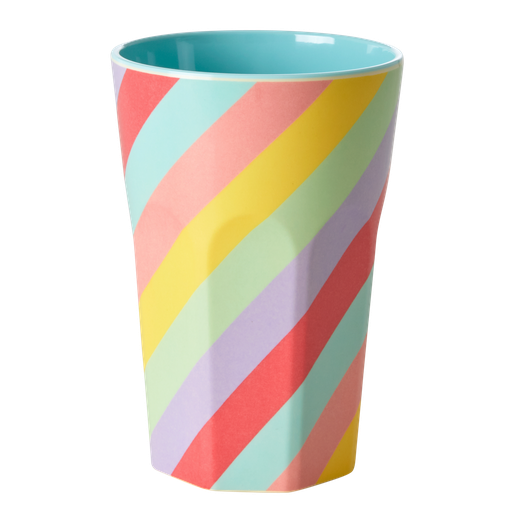 RICE - Gobelet 400 ML - GRAND - Ligné/multicolor