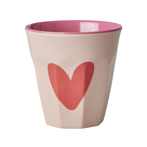 RICE - Gobelet 250 ML - MEDIUM - Rose Rose Coeur